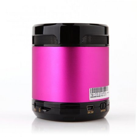 Singbox T6 Portable Wireless Bluetooth Stereo Mini AUX MP3 Speaker TF Card Slot Rose