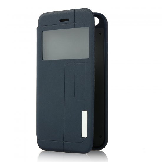 Fashion Protective Flip Cover Case For iPhone 6 Smartphone Blue