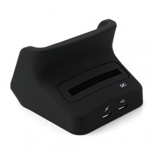 Cradle with 2nd BST Slot Dock Charger Base Charging Cradle Stand Holder for Samsung Galaxy S3 S2 i9100