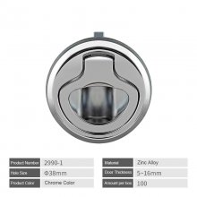 RV mini Stainless Steel Cabinet Door Handle Lock Flush Pull Slam Latch Mount Hatch Lift With Lock Keys​​​​​​​