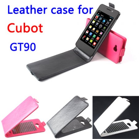 Fashion Leather Flip Case Cover for Cubot GT90 Smartphone 3-color