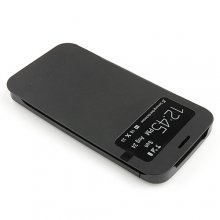 Leather Power Pack External Battery Case for Samsung I9200 - Two-color Optional