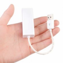 USB 2.0 to Fast Ethernet Network Converter Adapter White