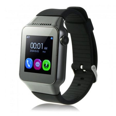 ZGPAX S39 Smart Watch Phone 1.54 Inch Touch Screen Bluetooth Camera FM Black