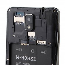 M-HORSE N9000W Smartphone Android 4.2 MTK6572W 5.5 Inch Air Gesture GPS 3G - Black