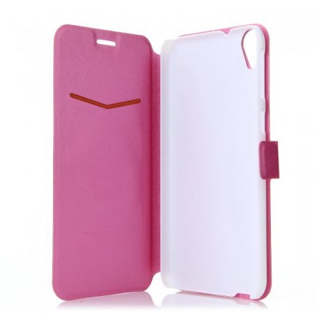Flip Cover Case Stand for HTC 820 Smartphone Rose