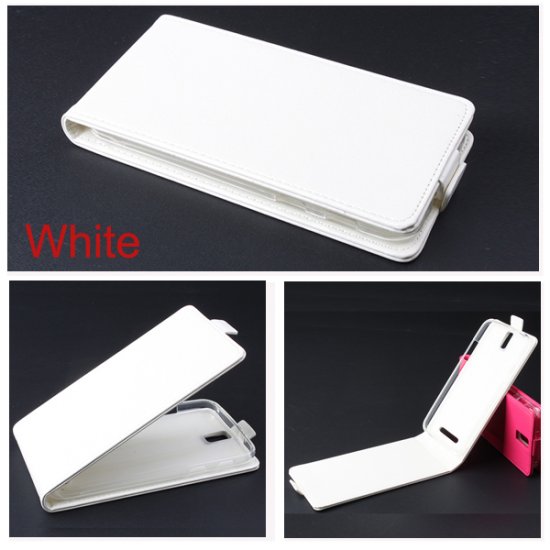 Leather Flip Cover Stand Case for ZOPO ZP999 ZP998 Smartphone White