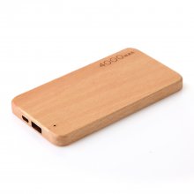 Unique Portable Universal 4000mAh Ultra Light Thin Wooden Power Bank