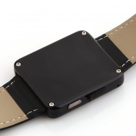 U Watch U10 Smart Bluetooth Watch 1.54" Screen for iOS & Android Smartphones Black