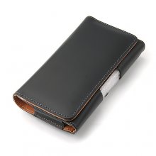 Magnetic Closure Protective Leather Case Cover for Samsung Galaxy Note i9220 N7100 Black