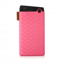 Cager S13 10000mAh Portable Dual USB Output Power Bank for Smartphones Tablet PC Pink