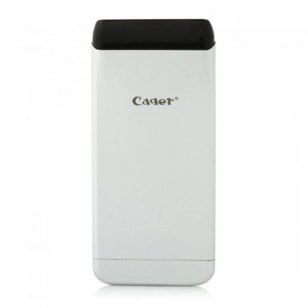 Cager S15 5500mAh Ultrathin Double USB Power Bank for Smartphones Tablet PC White