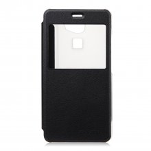 Original Protective Case S-view Flip Cover Case for Oukitel U8 Smartphone Black