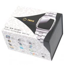 TW810 Watches Style Cell Phone IPS Screen Bluetooth Java Camera Silver
