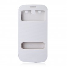 Protective Flip Cover For GALAXYS III Smartphone White