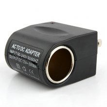 Car Charger Socket AC 90V-240V to DC 12V Switch Power Adapter