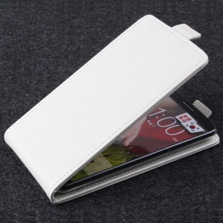 Fashion Leather Flip Case Cover for LG G2 Smartphone 3-color