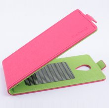 Leather Flip Cover Stand Case for THL T6S & T6 Pro Smartphone Rose