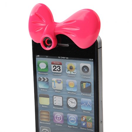 Lovely Butterfly Shaped Self-timer for iPhone4/4s - Red