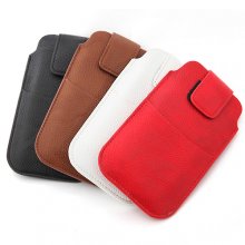 Portable H Style Insert Belt Leather Case Cover for Samsung Galaxy S4 I9300
