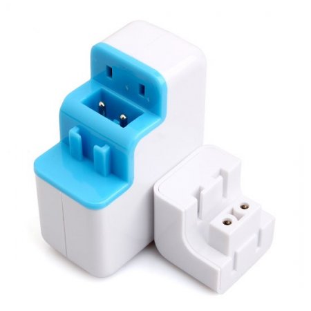 Dual USB 3.1A 17W FAST AC Travel Wall Charger for Apple iPad Air Blue