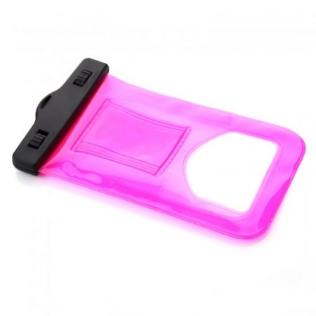 Durable Sealed Waterproof Phone Bag Underwater Back Cover Case Rose
