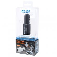 Dual USB Car Charger 5V/3.1A Charge 2 USB Devices at the Same Time 2 Colors Available