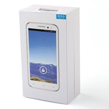 CAESAR H7500+ Smart Phone MTK6589 Quad Core 5.0 Inch IPS HD Screen Android 4.1 5.0MP Front Camera- Black