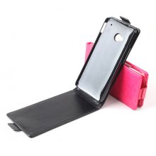 Fashion Leather Flip Case Cover for HTC M7 New One Smartphone 3-color