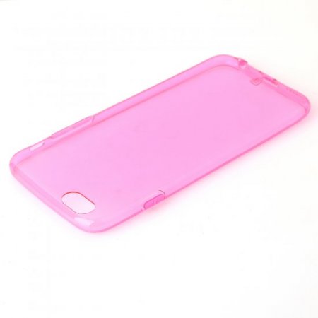 Soft TPU Back Case Back Cover for iPhone 6 Transparent Pink