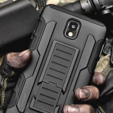 Shockproof Anti-scratch Protective Case Stand Case for Samsung Galaxy S4 Smartphone