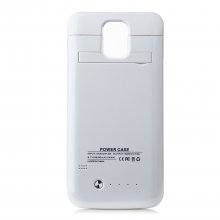 3800mAh External Battery Case Cover Power Bank for Samsung Galaxy S5 White