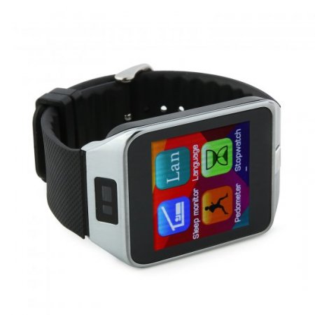 V8 Smartwatch Bluetooth 4.0 Sync Pedometer Sleep Monitor Remote Camera for Smartphone