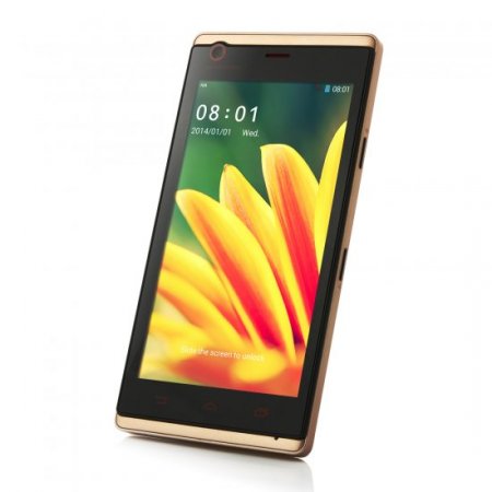 COKI C10 Smartphone MTK6582 Quad Core 1GB 4GB 4.5 Inch QHD Screen Gold
