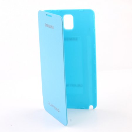 Portable Leather Flip Case Cover for Samsung Galaxy Note III Blue