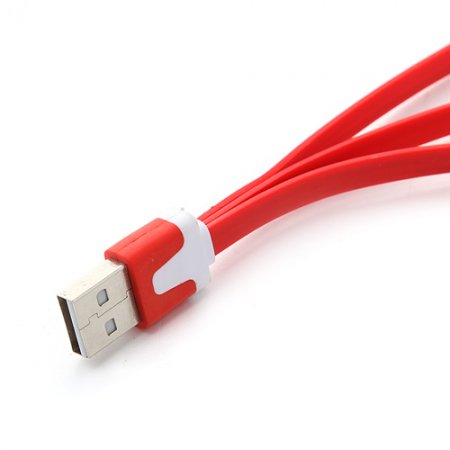 3-in-1 USB Date Cable for iPhone 4/4S/5S/5C/5 Color random