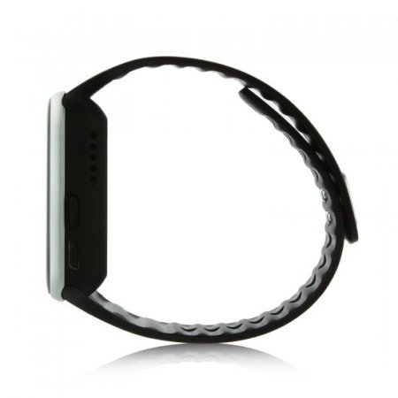 MIFone W15 2.5D Sapphire Glass Smart Bluetooth Watch 1.5" Screen TPSiV Safe Strap Black