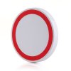 Q5 Portable Mini Wireless Charger Pad for Qi Compliant Devices Red&White