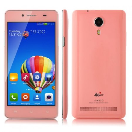 Tengda P819 Smartphone Android 4.0 SC6825 Dual Core Dual SIM Card 5.0 Inch - Pink