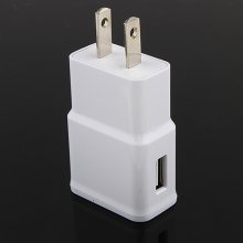 2A USB Power Adapter Travel Adapter USA Plug White