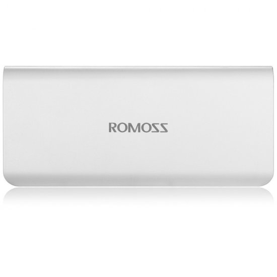 ROMOSS Sense 6 20000mAh External Power Bank 5V 2.1A for Smartphone Tablet PC- White