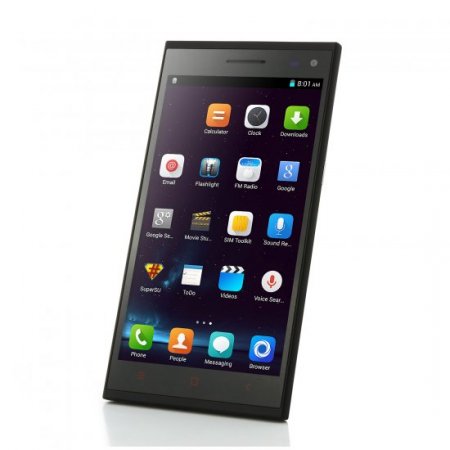 Elephone P2000C Smartphone Android 4.4 MTK6582 Finger Scanner NFC 5.5 Inch HD OGS Black