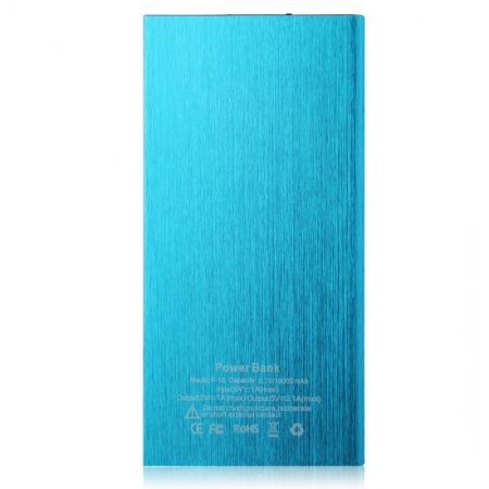IHT P-18 18000mAh Dual USB Power Bank for iPhone iPad Smartphone - Blue