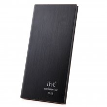 IHT P-18 18000mAh Dual USB Power Bank for iPhone iPad Smartphone - Black