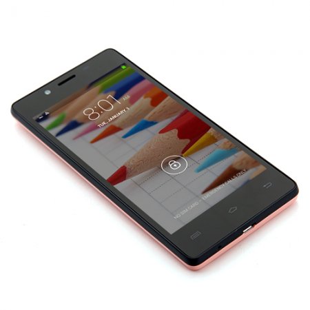 XIAOCAI X9S Smartphone Android 4.2 MTK6582 Quad Core 1.3GHz 1GB 4GB 4.5 Inch 8.0MP Camera -Pink