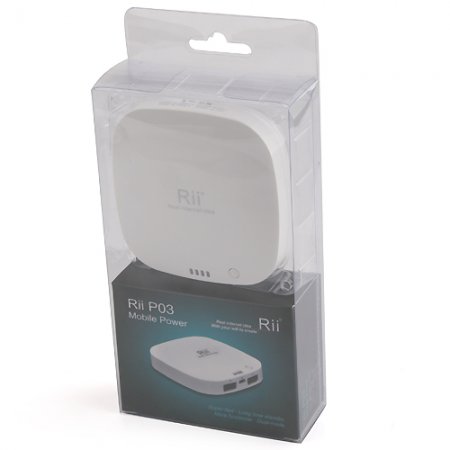 Rii P03 4000mAh Dual USB Mobile Power Bank for Smartphones