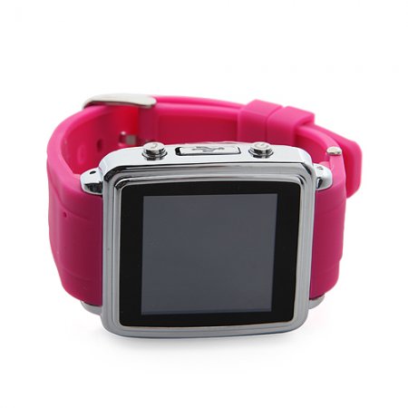 Brand New Smart Bluetooth Watch 1.6 Inch with Call SMS Sync Function for Android iOS Phone- Rose