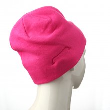 FINGO Warm Beanie Hat Wireless Bluetooth Smart Cap Headphone Speaker with Mic Rose