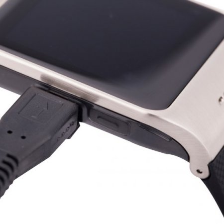 Uhappy UW1 GSM Smart Watch Camera Bluetooth NFC TF Card Wristwatch Sliver