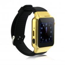 ZGPAX S39 Smart Watch Phone 1.54 Inch Touch Screen Bluetooth Camera FM Black+Gold